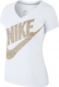  Футболка женская Nike Futura Line Shine  Белый  L